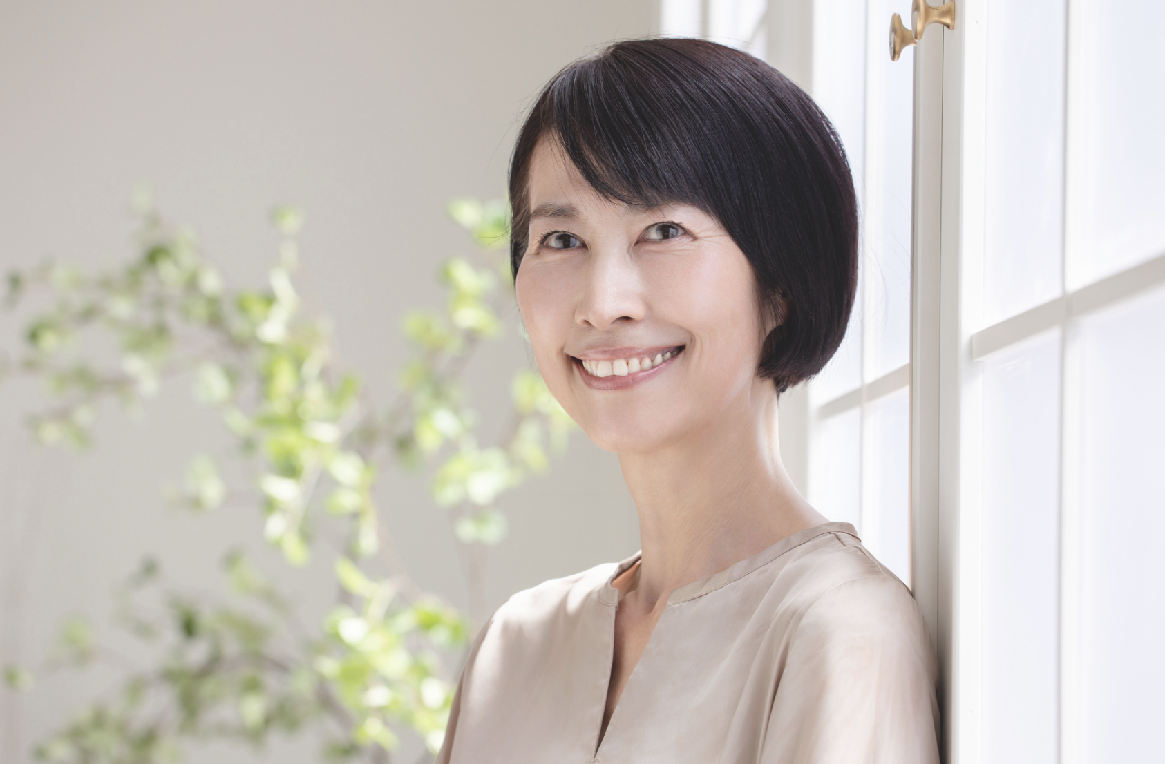 前向きな表情の子宮体がん経験者のAさん
