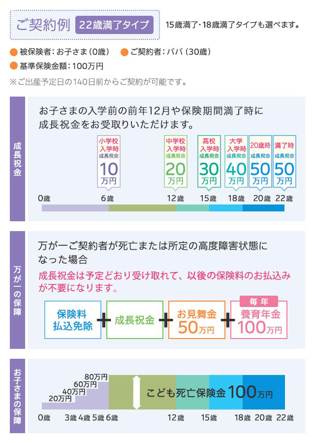 こども保険の保障内容
